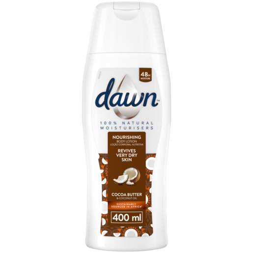 Dawn Cocoa Butter & Coconut Oil Nourishing Body Lotion 400ml